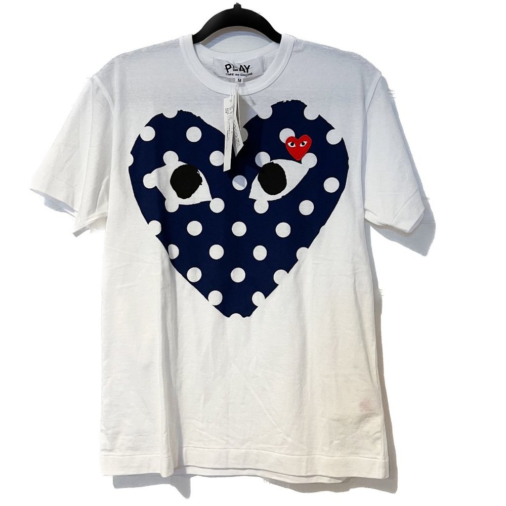 Comme des Garçons PLAY Polka Dot Logo T-Shirt
